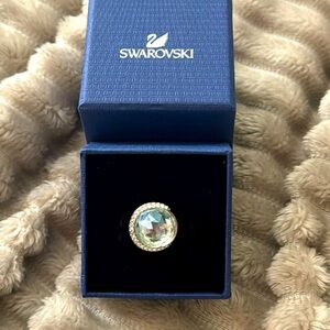 Swarovski Crystal Ring Sz 6